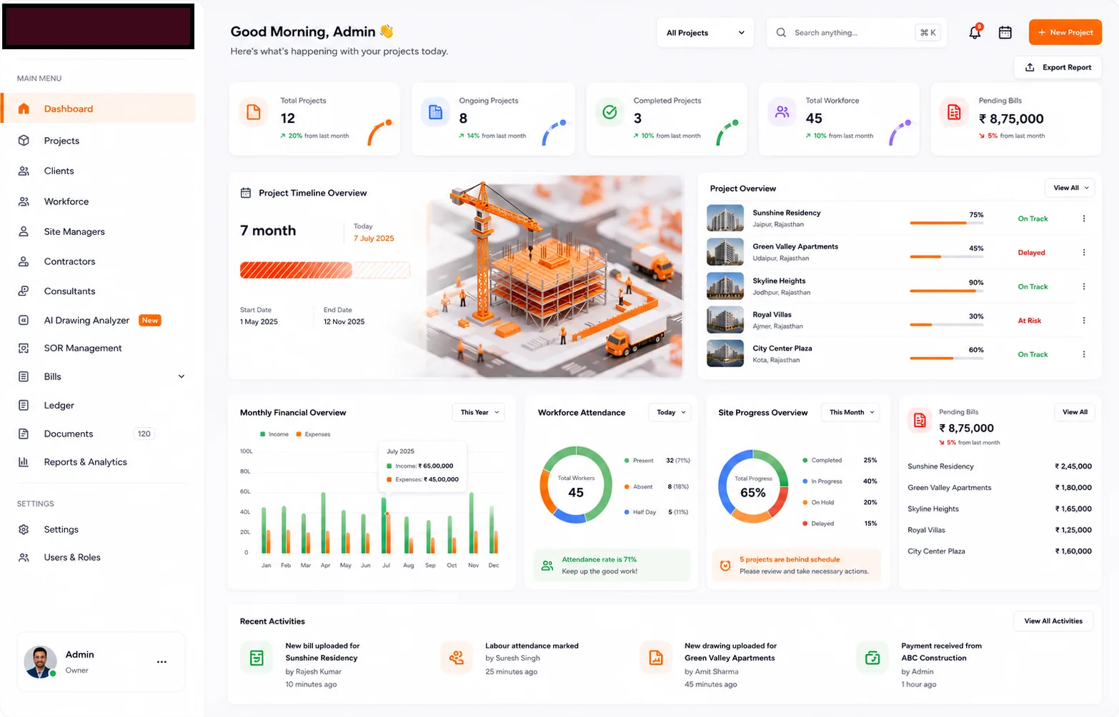 Operational systems interface preview